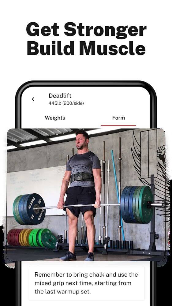 StrongLifts Weight Lifting Log