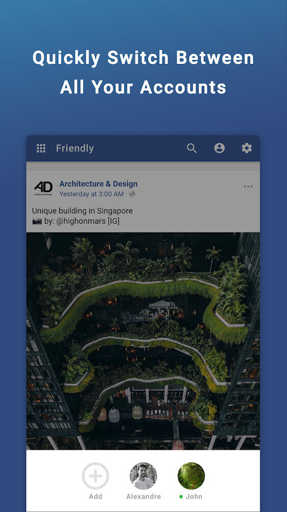 Friendly Social Browser