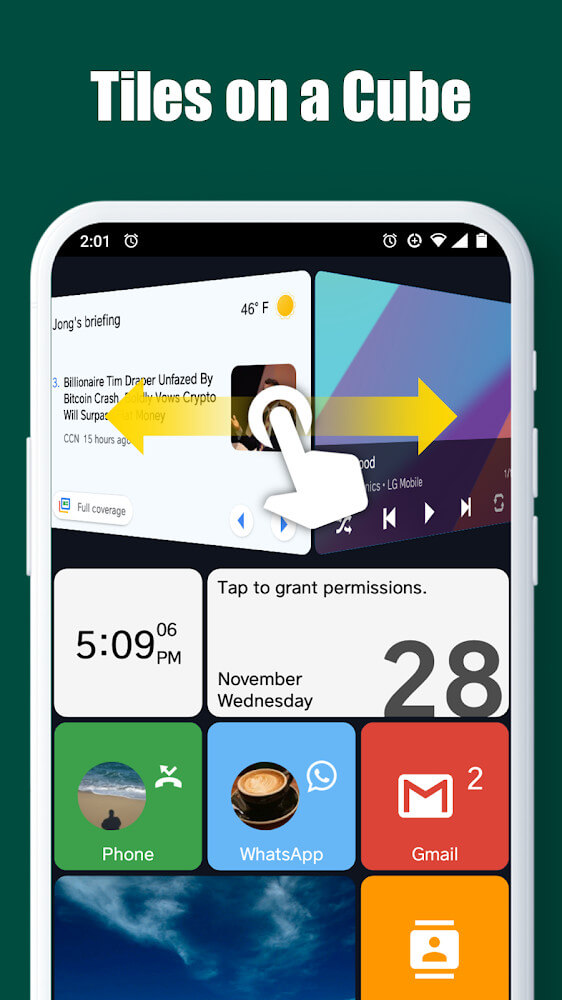 Square Home – Launcher : Windows style