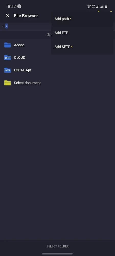 Acode – powerful code editor