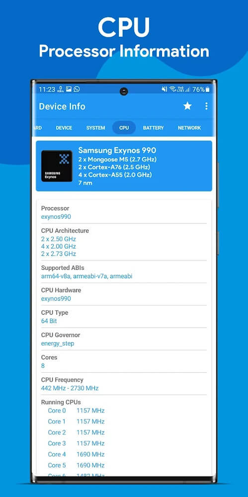 Device Info : View Device Information