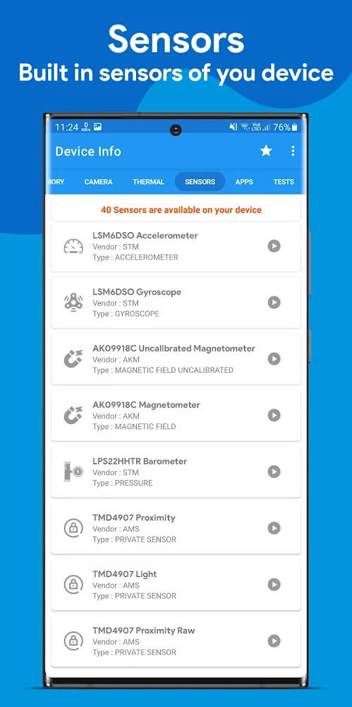 Device Info : View Device Information