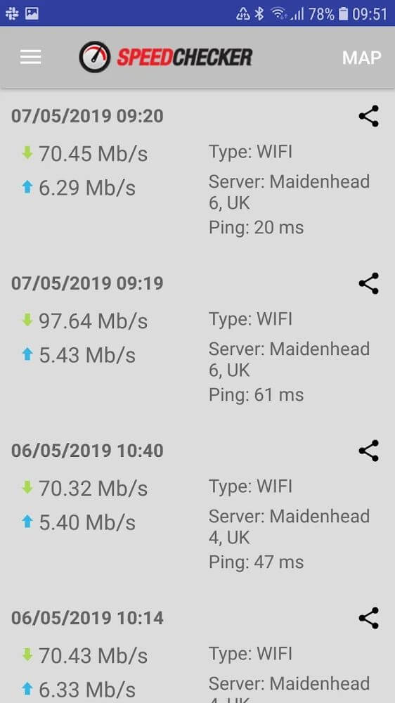 Internet and Wi-Fi Speed Test by SpeedChecker