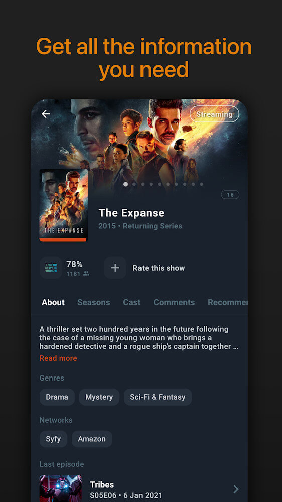Moviebase: Manage Movies & TV Shows