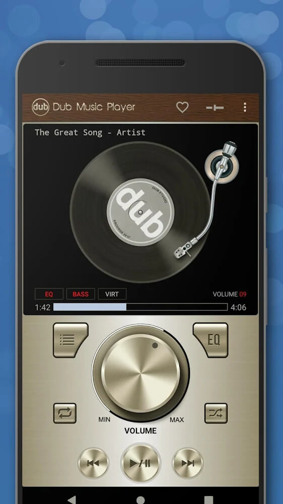 Dub Music Player – Free Audio Player, Equalizer