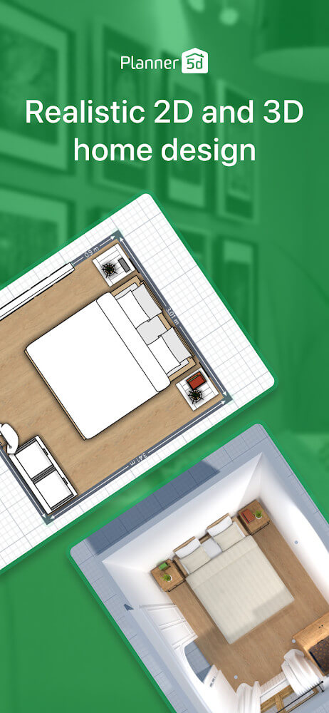 Planner 5D. Interior Design: Room, Home, Floorplan