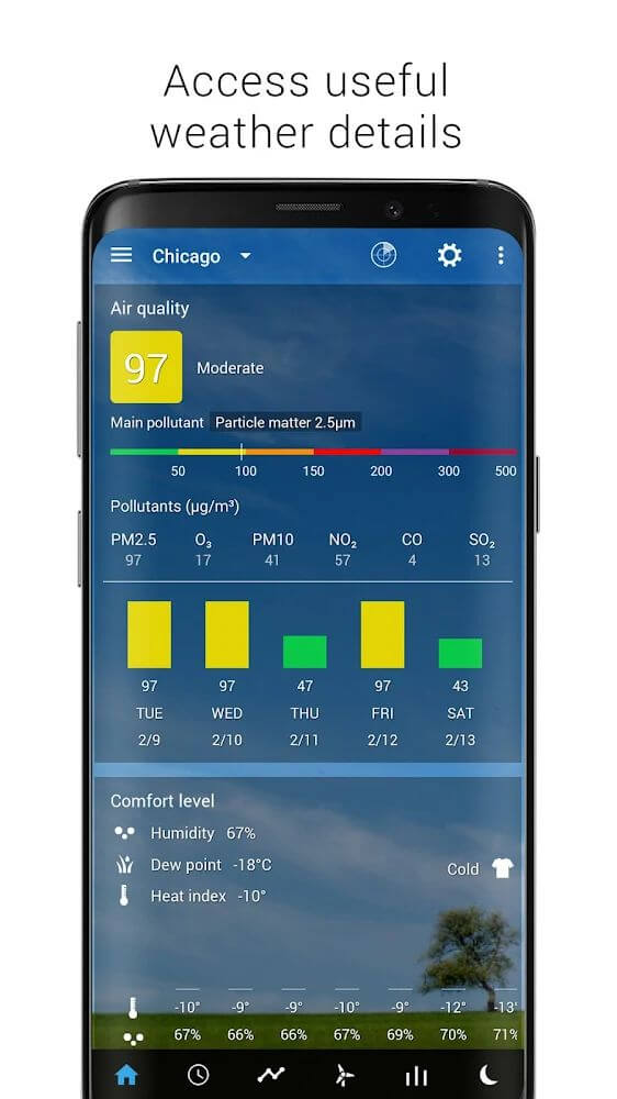 Sense Flip Clock & Weather