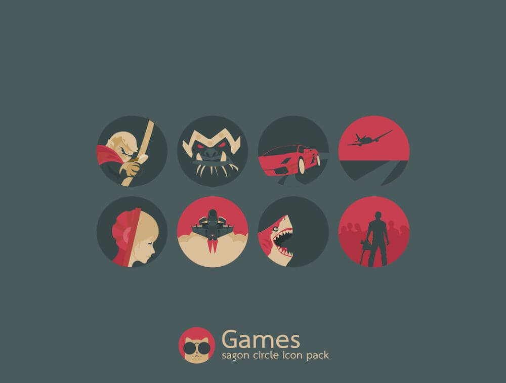 Sagon Circle: Dark Icon Pack v17.7 APK (Patched) Download – todayapk