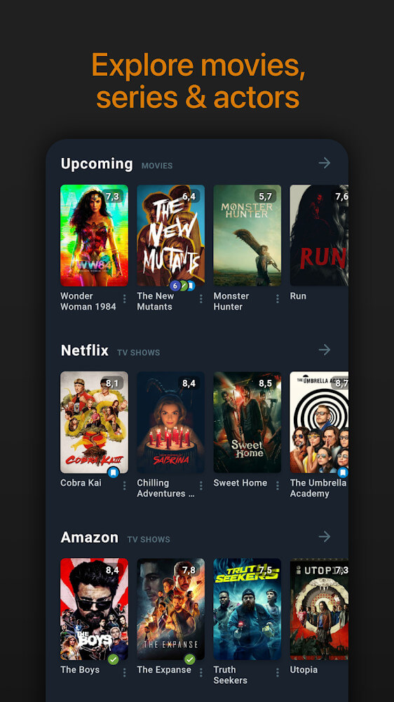 Moviebase: Manage Movies & TV Shows