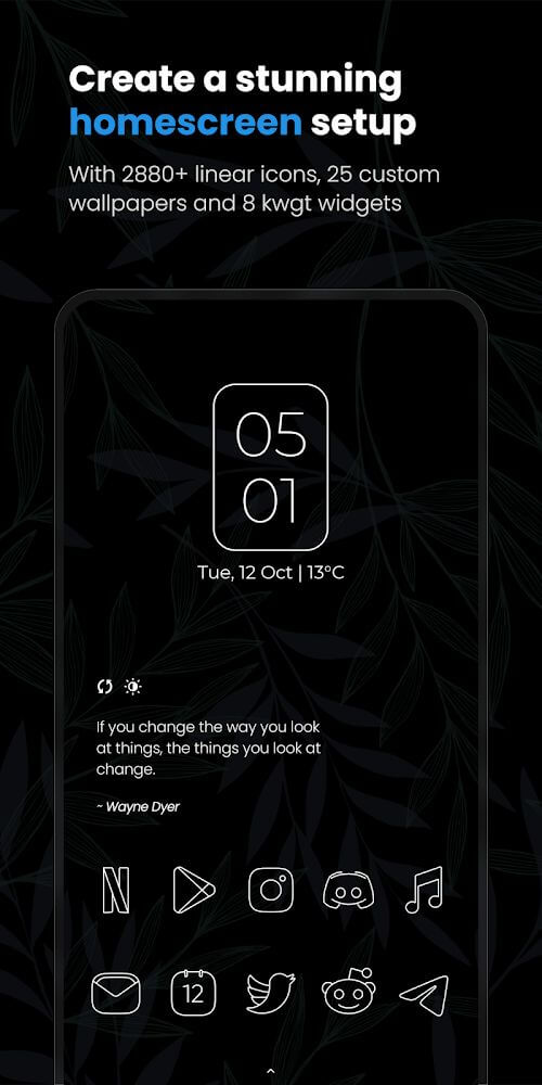 Vera Outline White Icon Pack